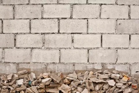 White brick wall Stock Photos