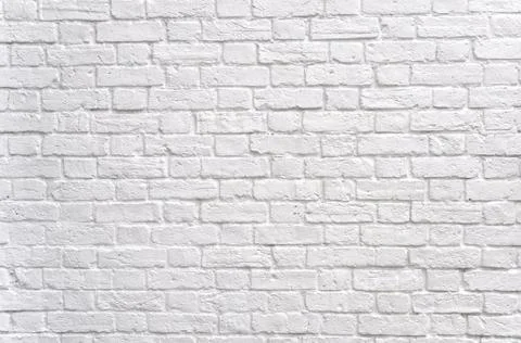 White brick wall Stock-Fotos