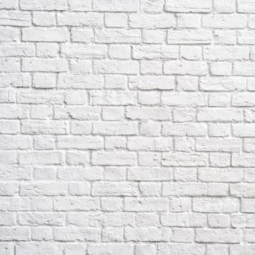White brick wall Foto stock
