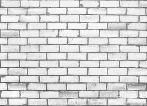 White brick wall Foto stock
