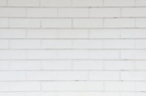 White brick wall Fotos Stock