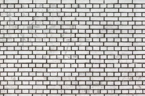 White brick wall Stock Photos