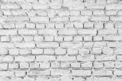 White brick wall Stock Photos