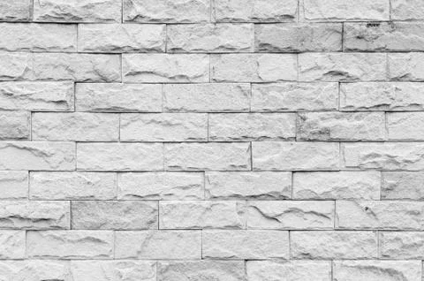 White brick wall Stock Photos