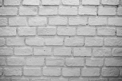 White brick wall Stock Photos