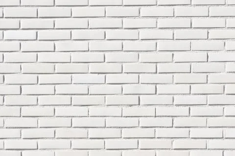 White brick wall Stock Photos