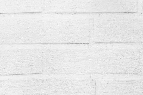 White brick wall Foto stock