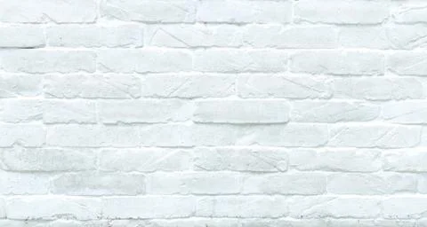 A white brick wall Stock Photos