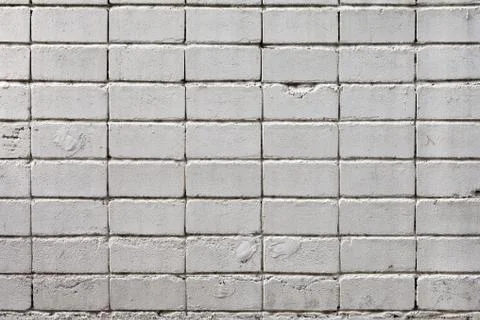 White brick wall Stock Photos