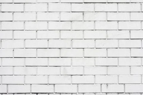 White brick wall Stock Photos