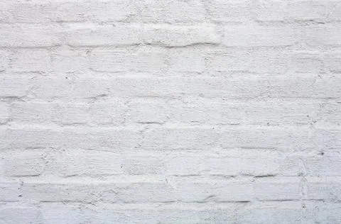 White Brick Wall Foto stock
