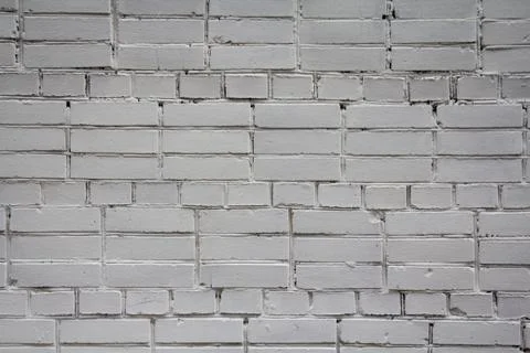 White brick wall Stock Photos