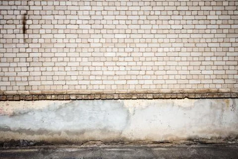 White brick wall 写真素材