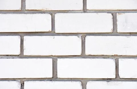 White brick wall Stock Photos