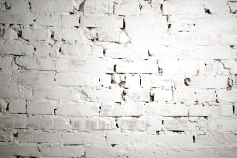 White brick wall Stock Photos