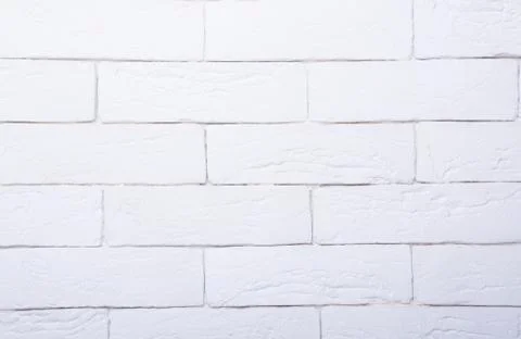 White brick wall Stock Photos