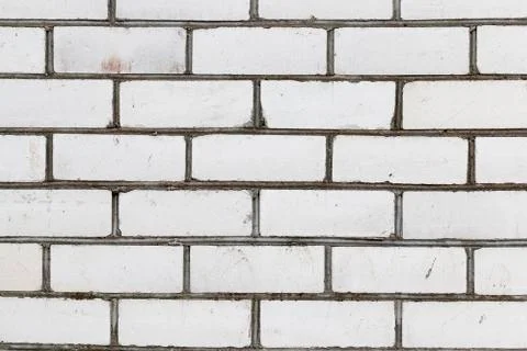 White brick wall Stock Photos