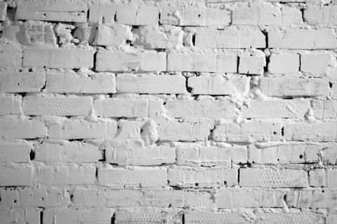 White brick wall Stock Photos