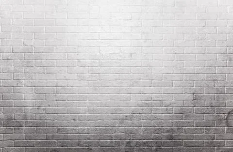 White brick wall Stock Photos
