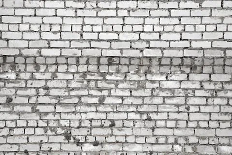 White brick wall Stock Photos