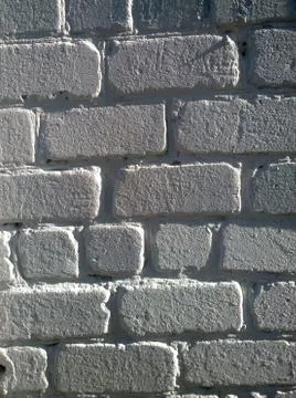 White brick wall Stock Photos