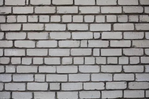 White brick wall Stock Photos