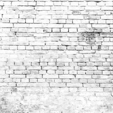 White brick wall Stock Photos