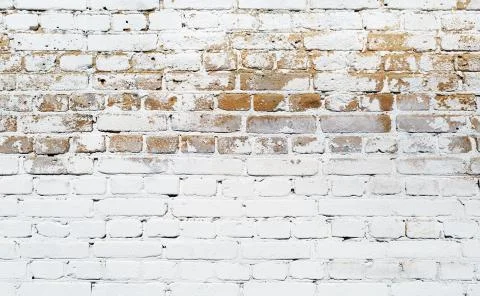 White brick wall Stock Photos