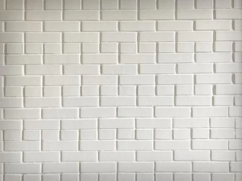White brick wall Foto stock