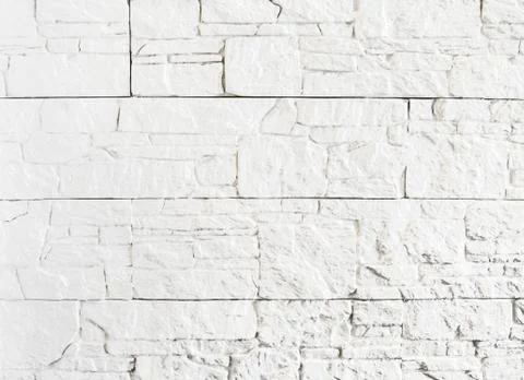 White brick wall. 스톡 사진
