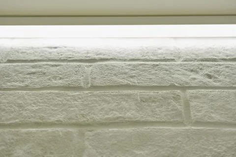 White brick wall Foto stock