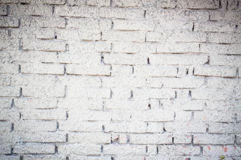 White brick wall Фото