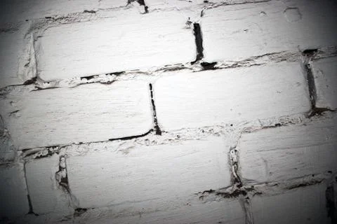 White brick wall scene Foto stock