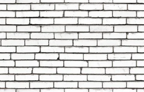 White brick wall. Seamless background photo texture 写真素材