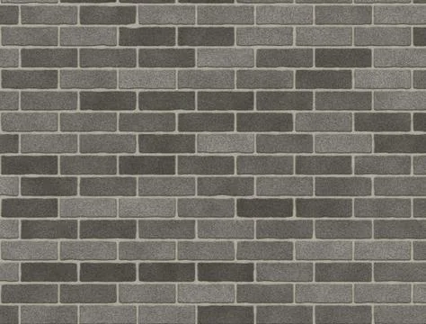 White brick wall texture background Stock Illustration