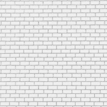 White brick wall texture background Stock Illustration