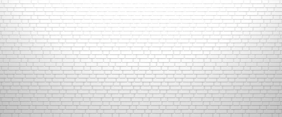 White brick wall texture for background, panorama of masonry Stock Illustration