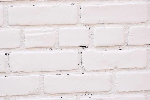 White Brick Wall Texture Background Stock Photos