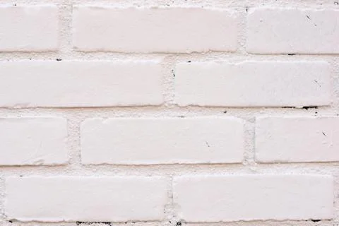 White Brick Wall Texture Background Stock Photos