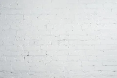 White brick wall texture background. Empty clean copyspace Stock Photos