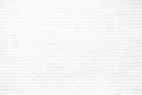 White Brick Wall Texture Background. Stock Photos