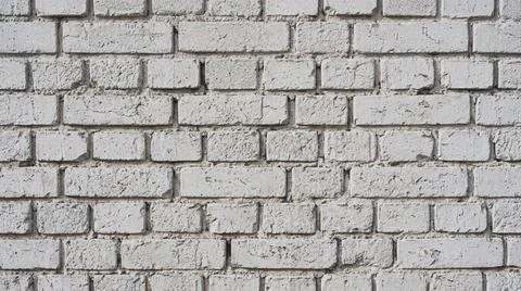 White Brick Wall Texture Background Image. Foto stock