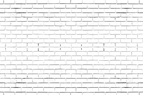 White brick wall texture for background or wallpaper. Abstract interior decor Stock Photos
