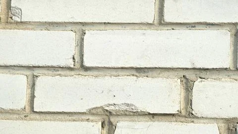 White brick wall. Texture of a brick wall. Foto stock