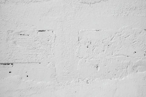 White brick wall texture in close-up for design Stock Photos