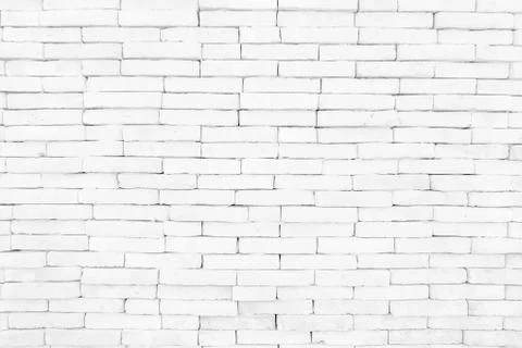 White brick wall Texture Design. Empty white brick Background for Presentations Foto stock