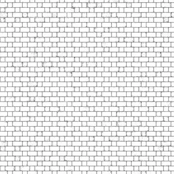 White brick wall texture forming a seamless pattern as a background Stock Illustration
