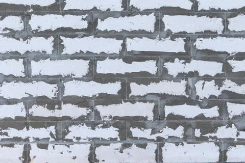 White  brick wall texture or background Stock Photos