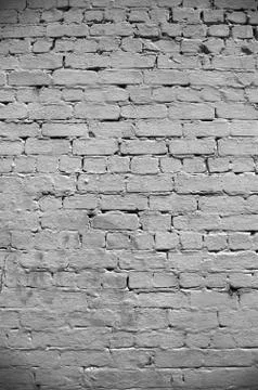 White brick wall texture Stock Photos