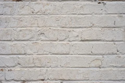 White brick wall texture Stock Photos